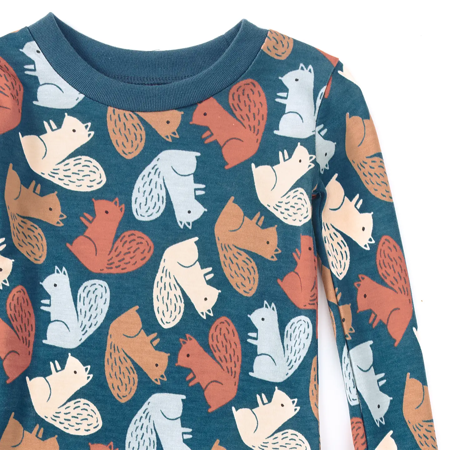 Kids Squirrel Scurry Bamboo Blend Pajamas