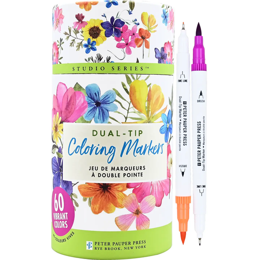Dual-Tip Coloring Markers