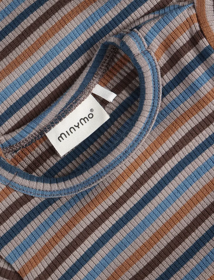 Baby Striped Ribbed Onesie