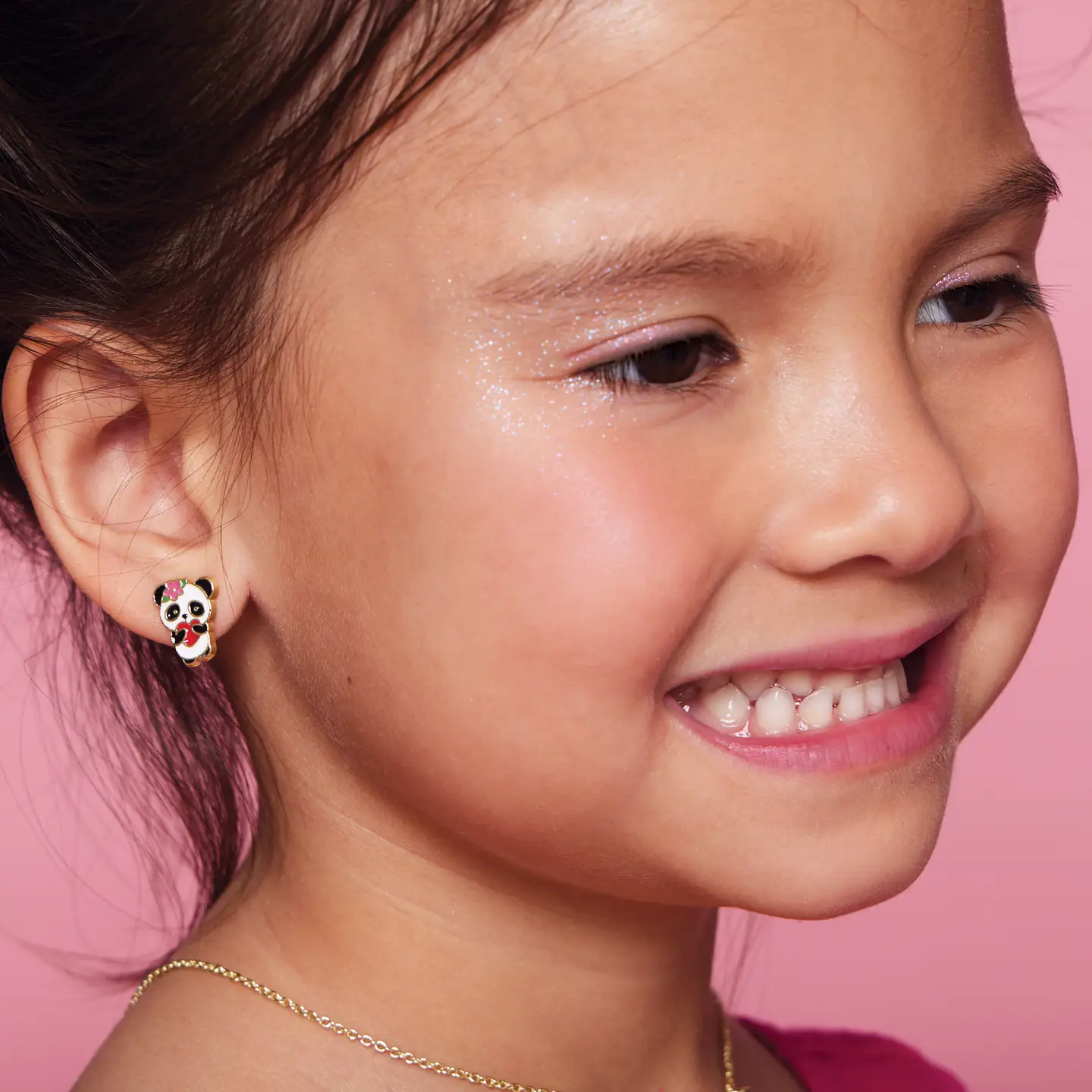 Panda Love Stud Earrings