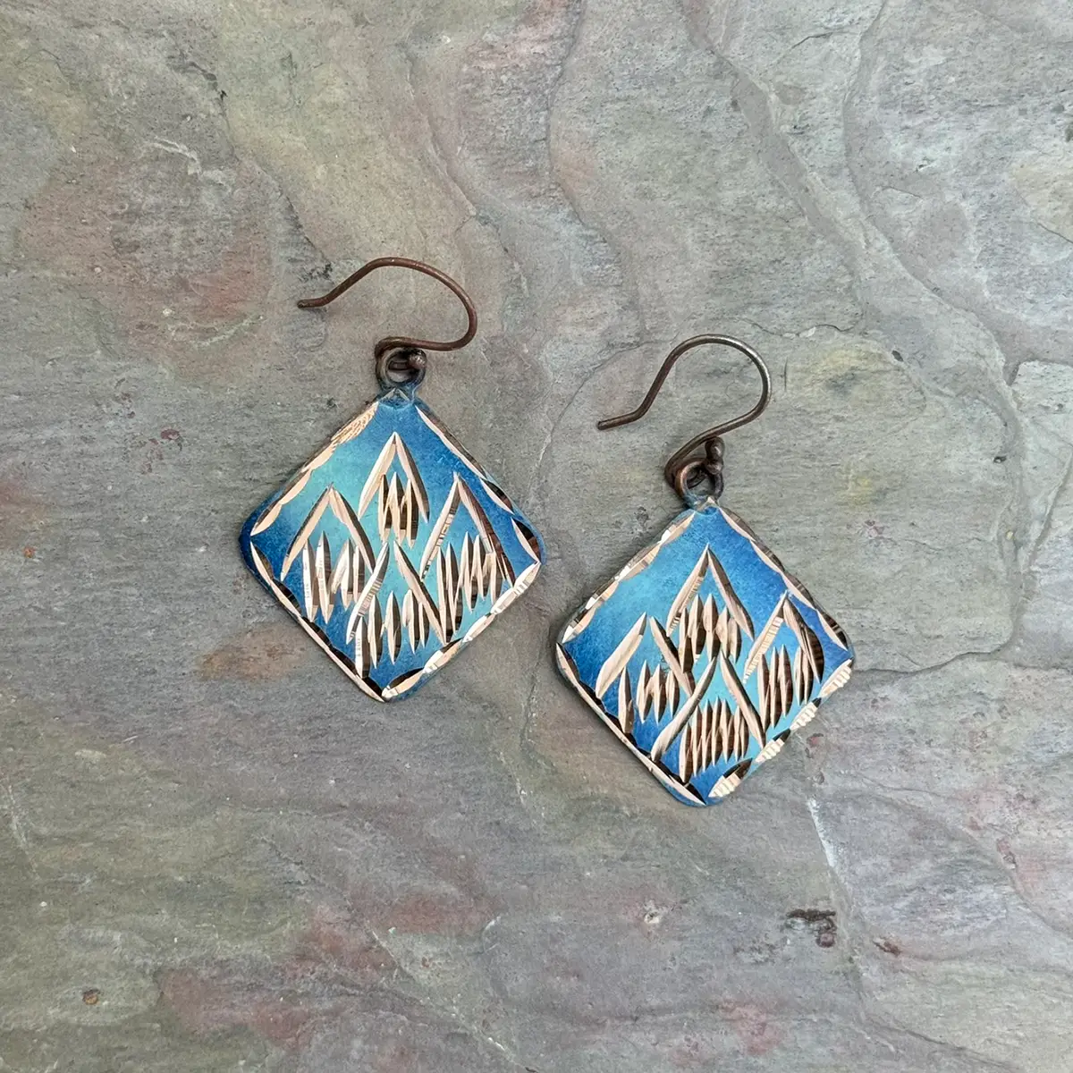 Summit Sky Patina Earrings