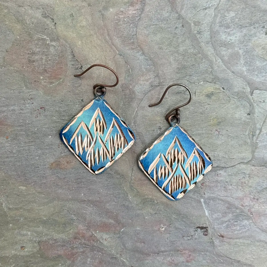 Summit Sky Patina Earrings
