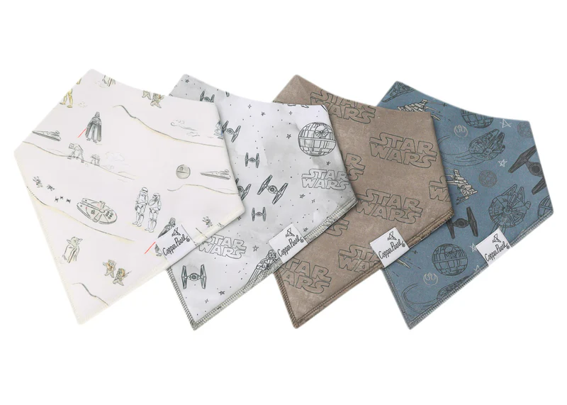 Tatooine Star Wars Baby Bandana Bib Set 4pk