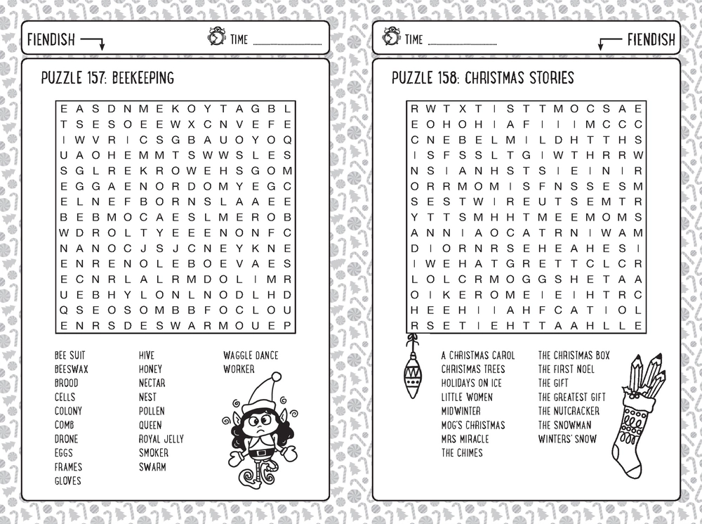 Christmas Word Searches Activity Book
