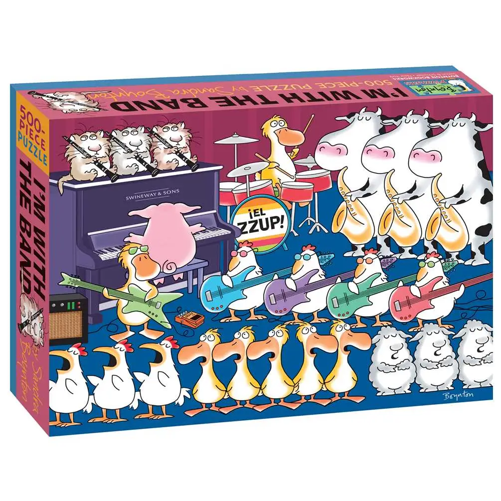 I’m With the Band by Sandra Boynton Puzzle 500pc