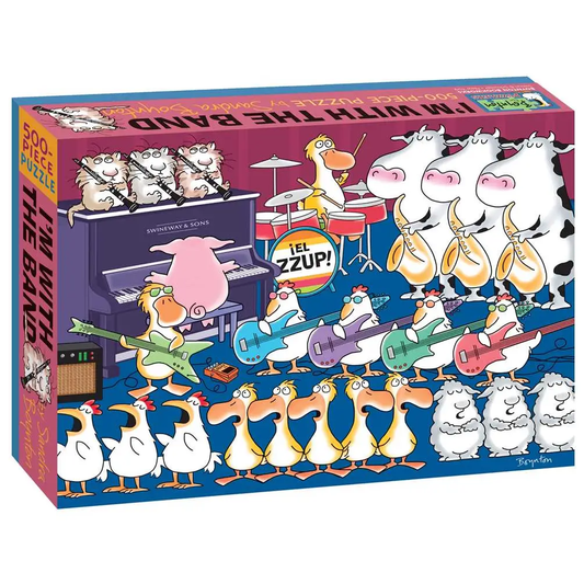 I’m With the Band by Sandra Boynton Puzzle 500pc