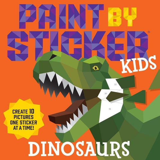 Paint by Stickers Kids Dinosaur