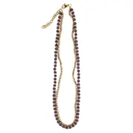 Sachi Two Strand Short Necklace