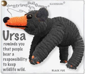 Ursa Bear String Doll Keychain