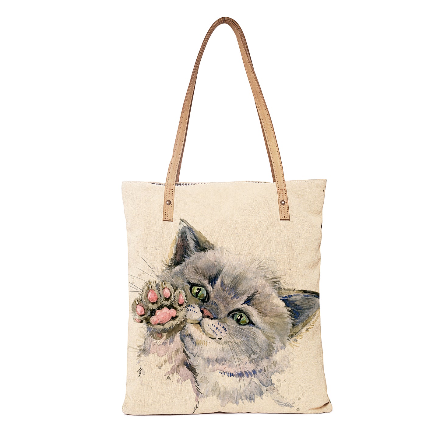 Kitty Book Bag Tote