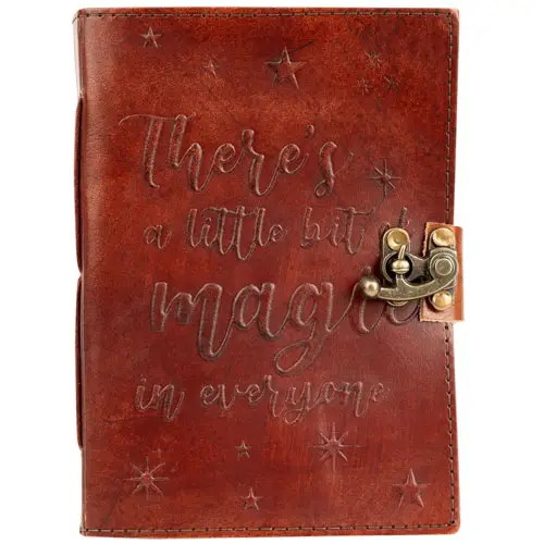 Magic In Everything Leather Journal