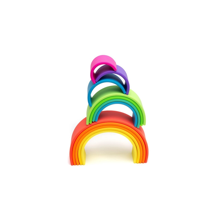 Neon Nesting Rainbow Toy