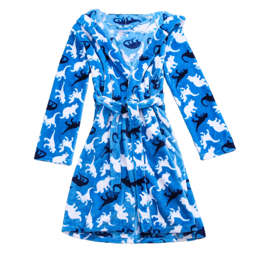 Kids Dino Fleece Robe
