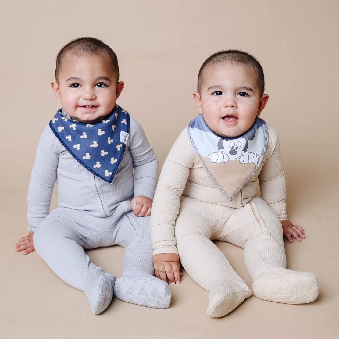 Mickey Mouse & Friends Baby Bandana Bib Set 4pk