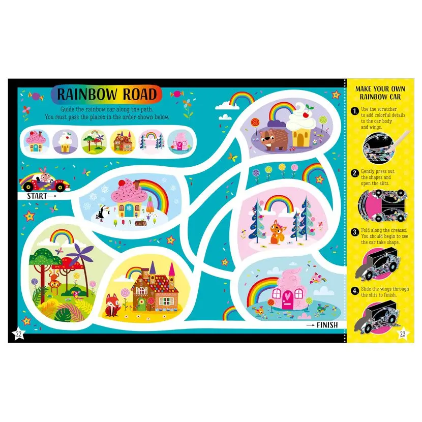 Rainbows Book Scratch Activity Book