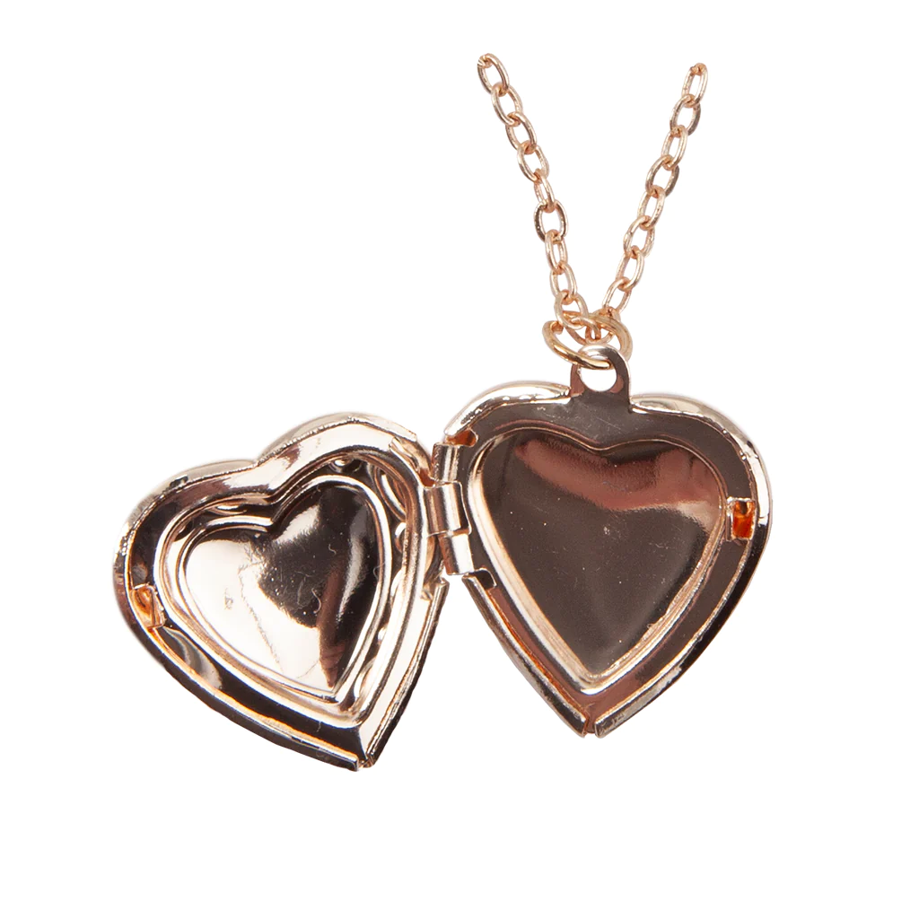 Girls Heart Locket Necklace