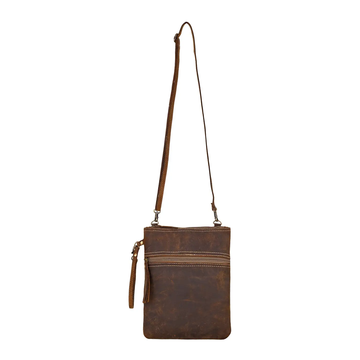 Bursage Crossbody Bag - Brown