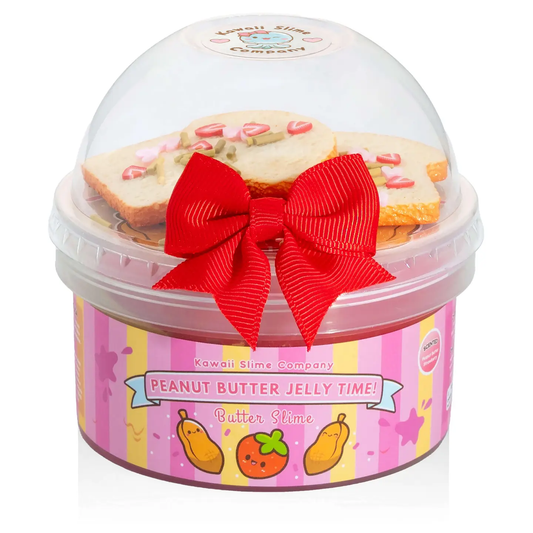 Peanut Butter Jelly Time Strawberry Slime