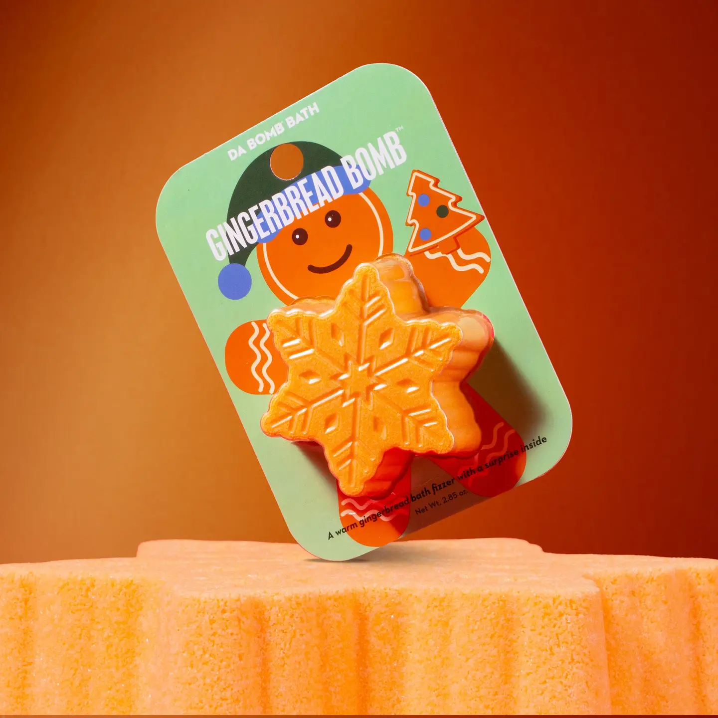 Bath Fizzer - Shaped Gingerbread Bomb