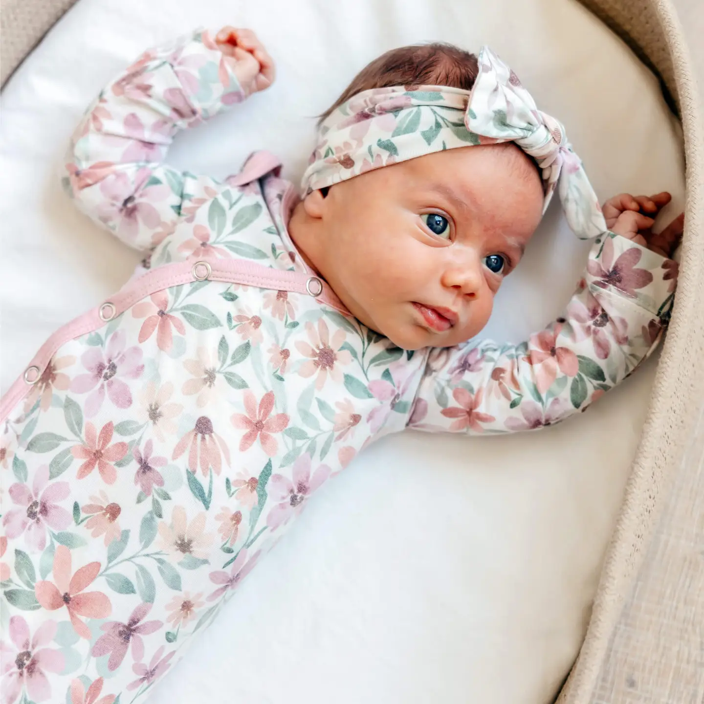 Natalie Newborn Knotted Gown