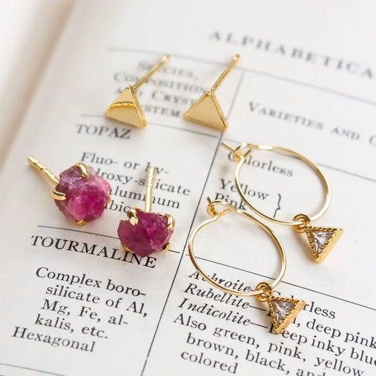 Vibe Check Tourmaline Earring Set