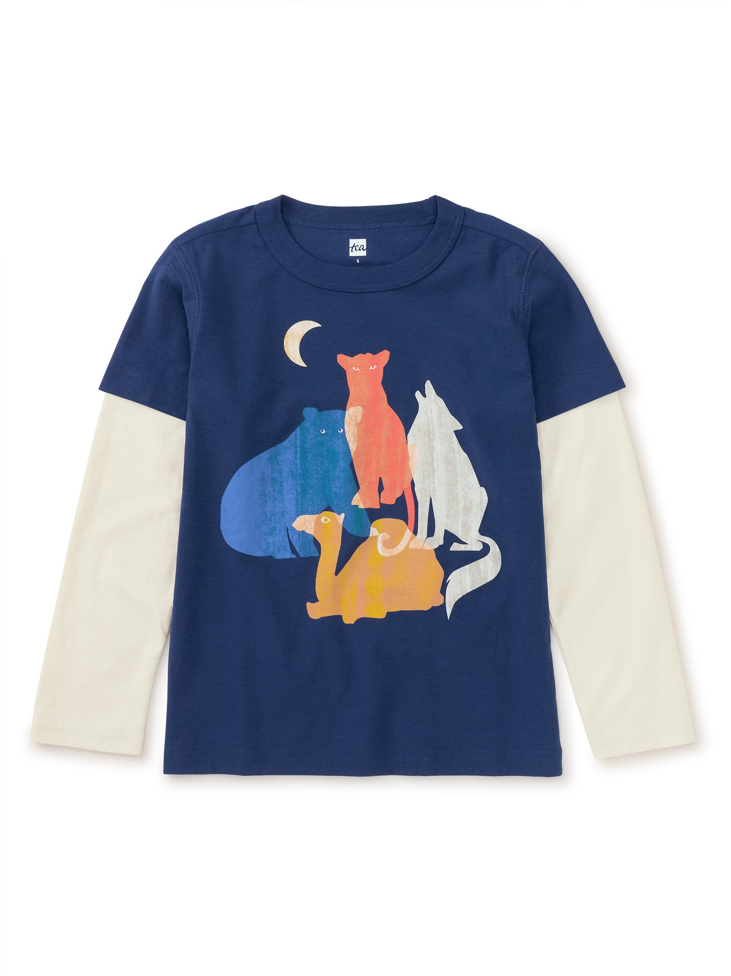 Kids Animal Friends Layered Tee