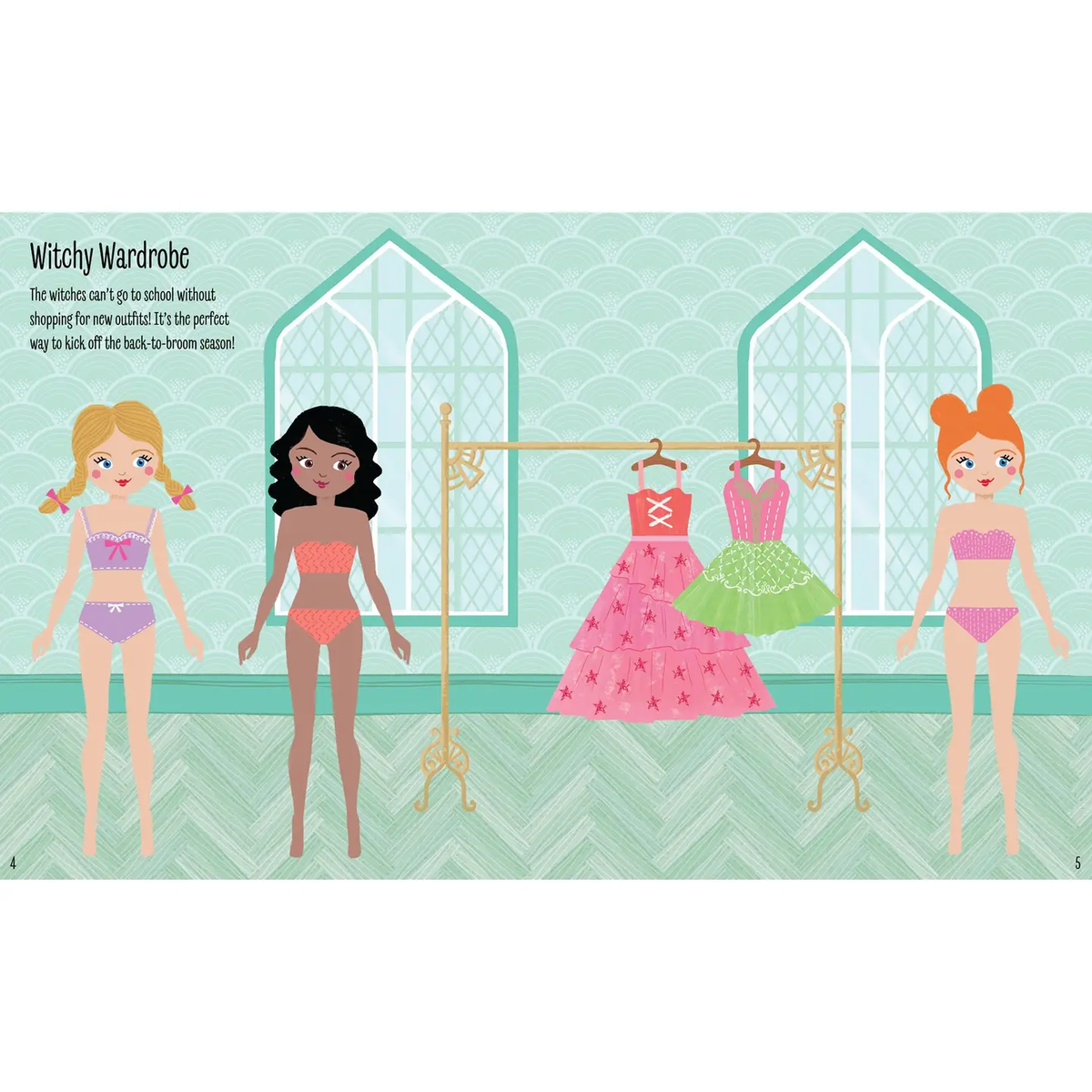 My Sticker Dress-Up Wicked Witches