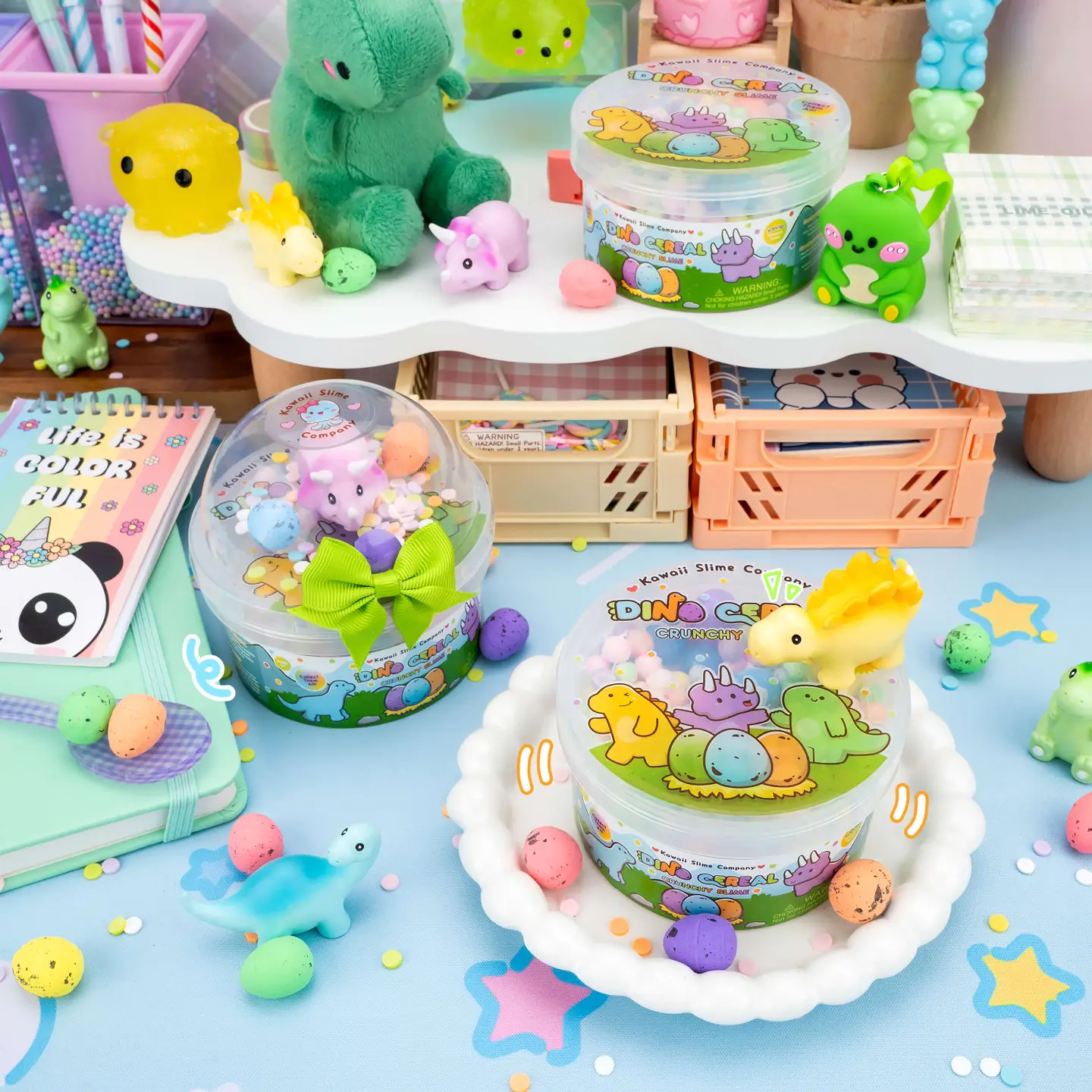 Dino Cereal Crunchy Slime