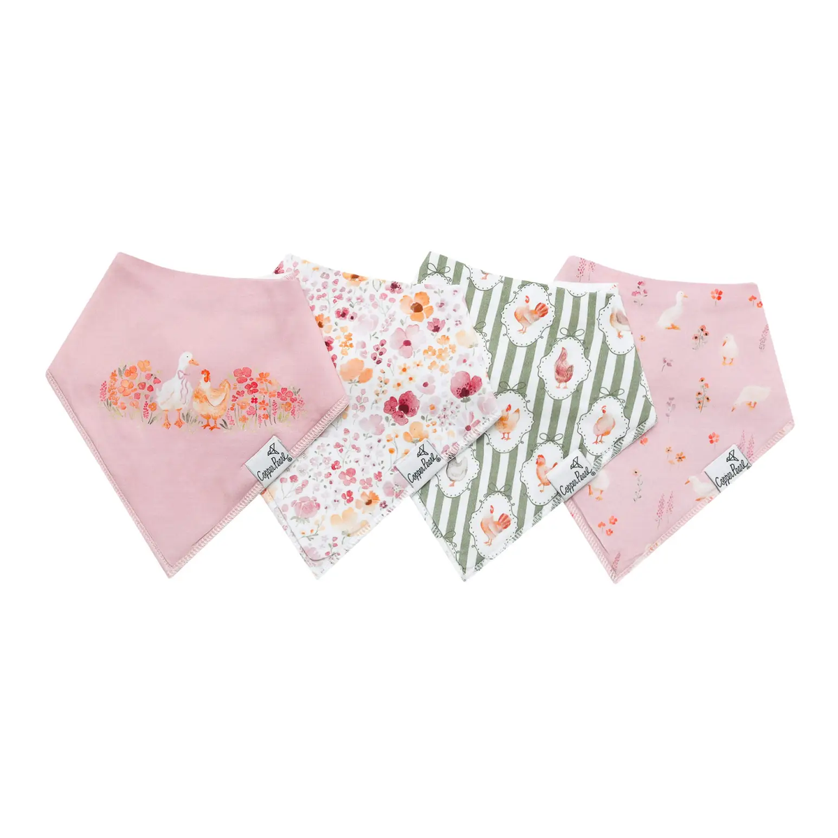 Gigi Baby Bandana Set 4pk