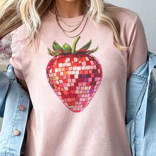 Strawberry Red Disco T-Shirt
