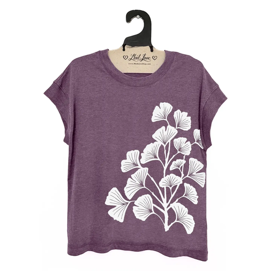 Loose Fit Gingko Vintage Washed Tee