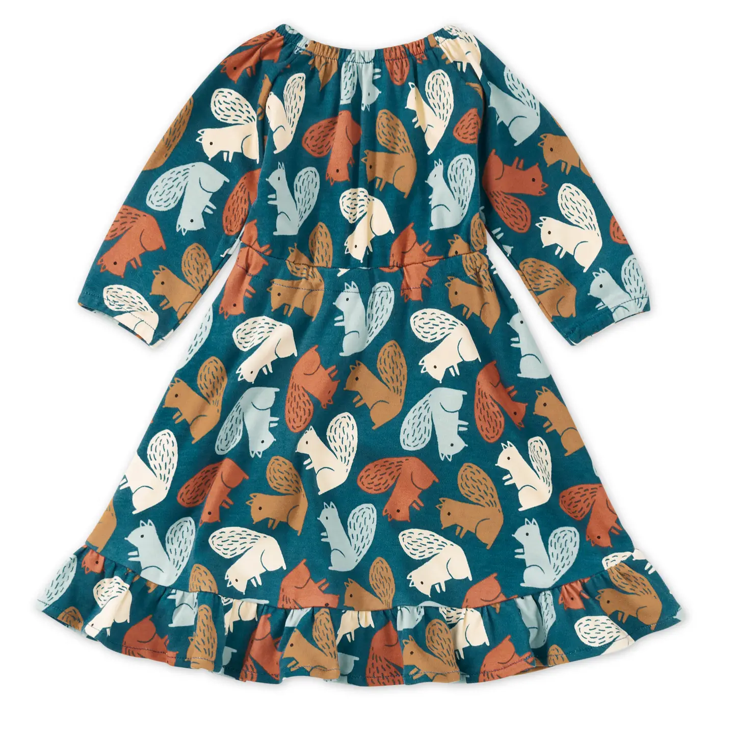 Girls Squirrel Scurry Bamboo Blend Dress