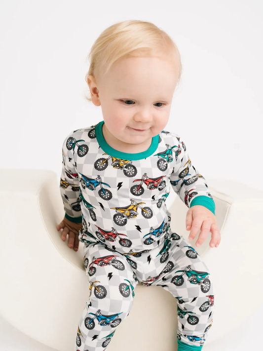 Kids Dirt Bike Bamboo Pajamas