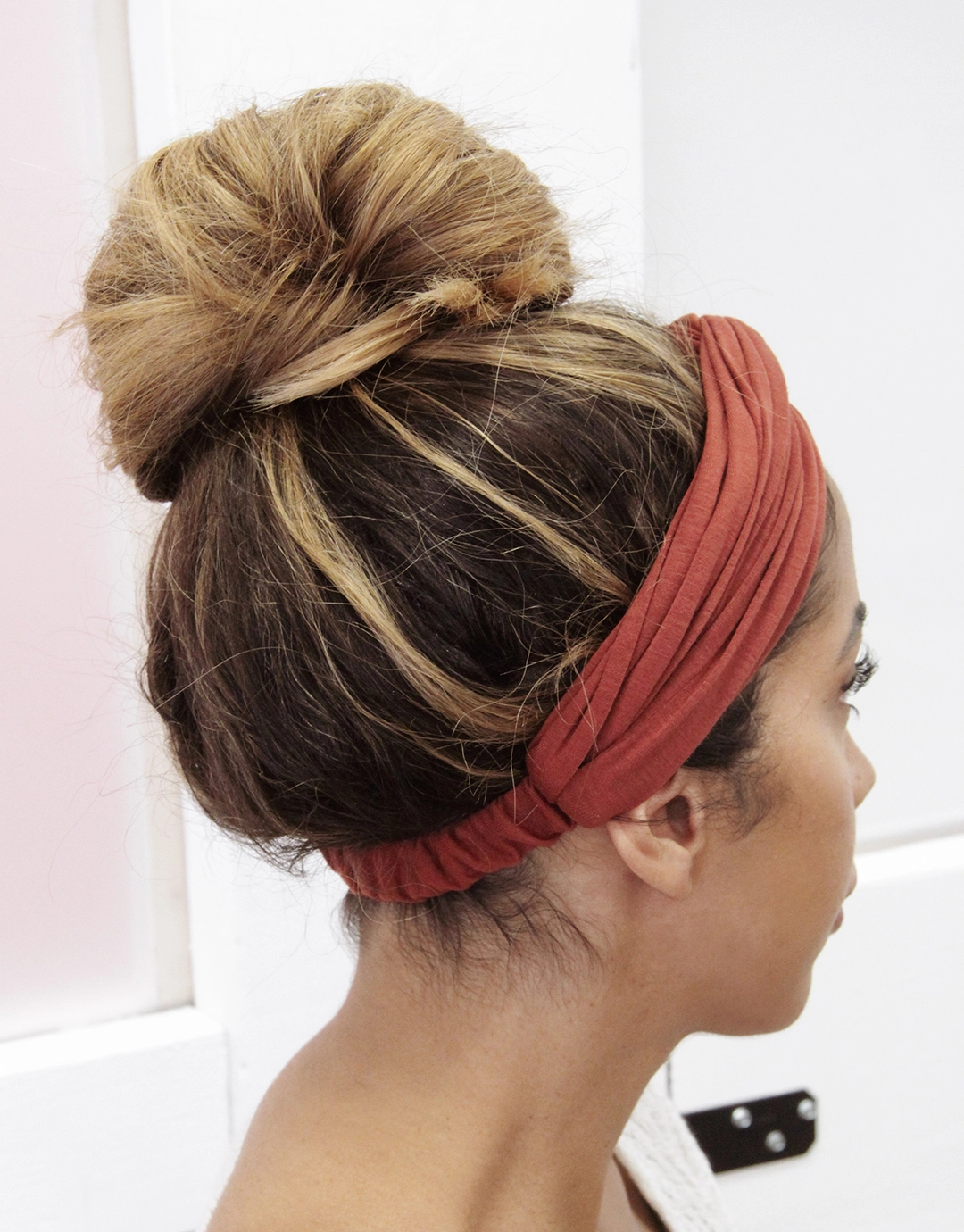 Terracotta Twist Wide Headband