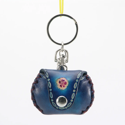 Leather Keychain Mini Purse