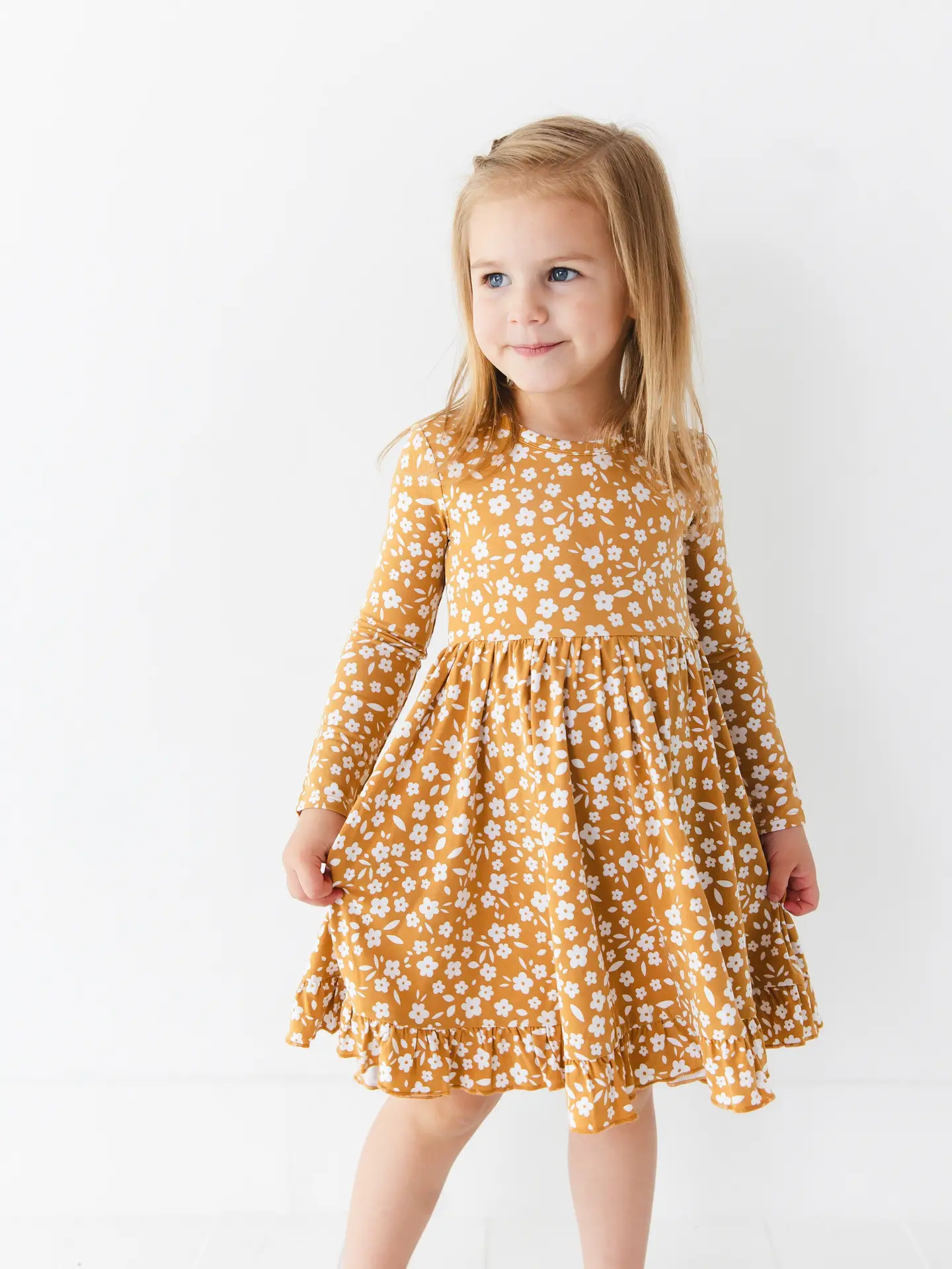 Girls Honey Blooms Bamboo Dress