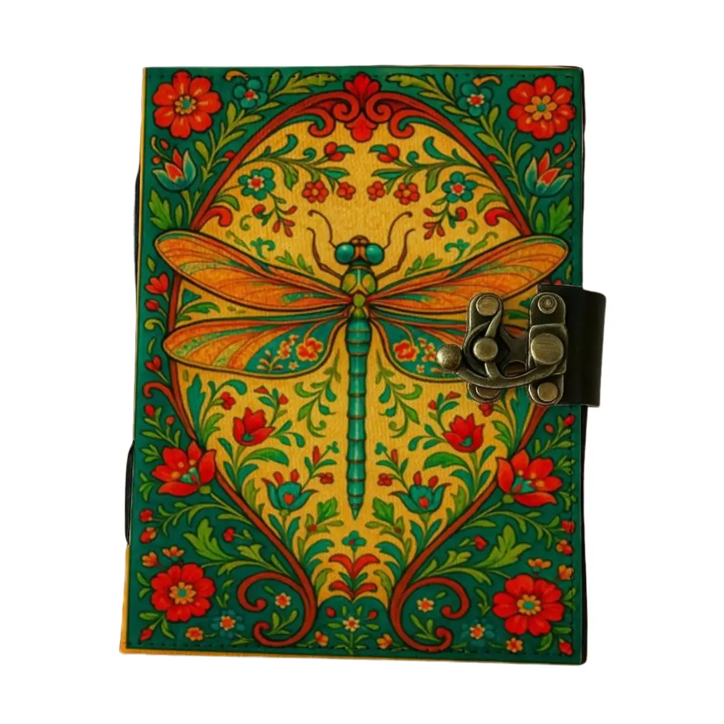 Dragonfly Vintage Leather Journal