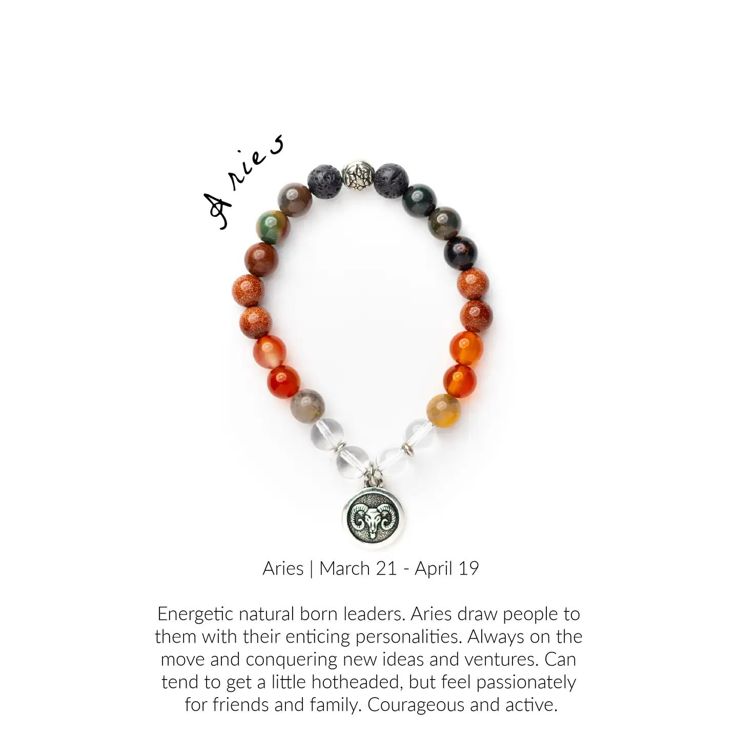 Aries Gemstone Bracelet