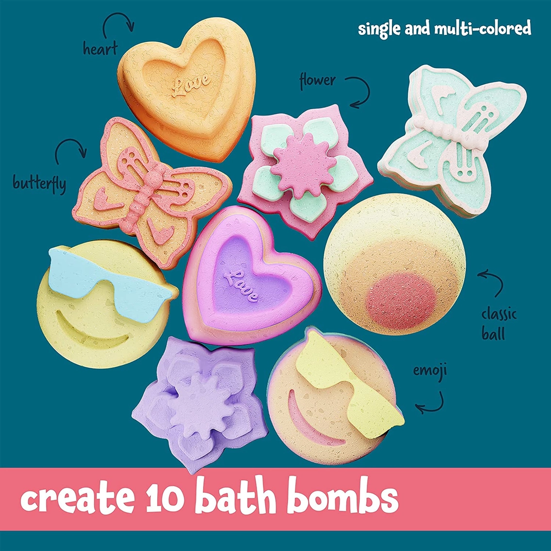 Mega Bath Bomb Soap + Scrub Making Kit
