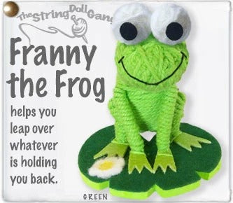 Franny Frog String Doll