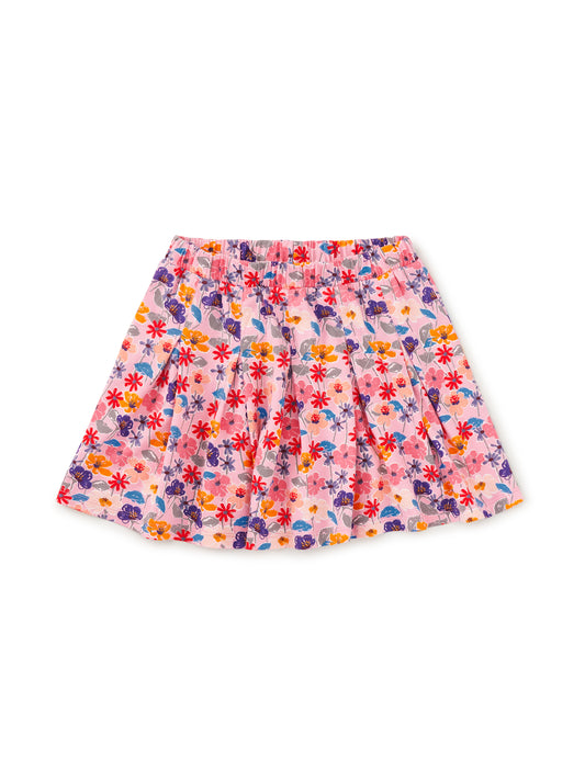 Girls French Tossed Pleated Skirt
