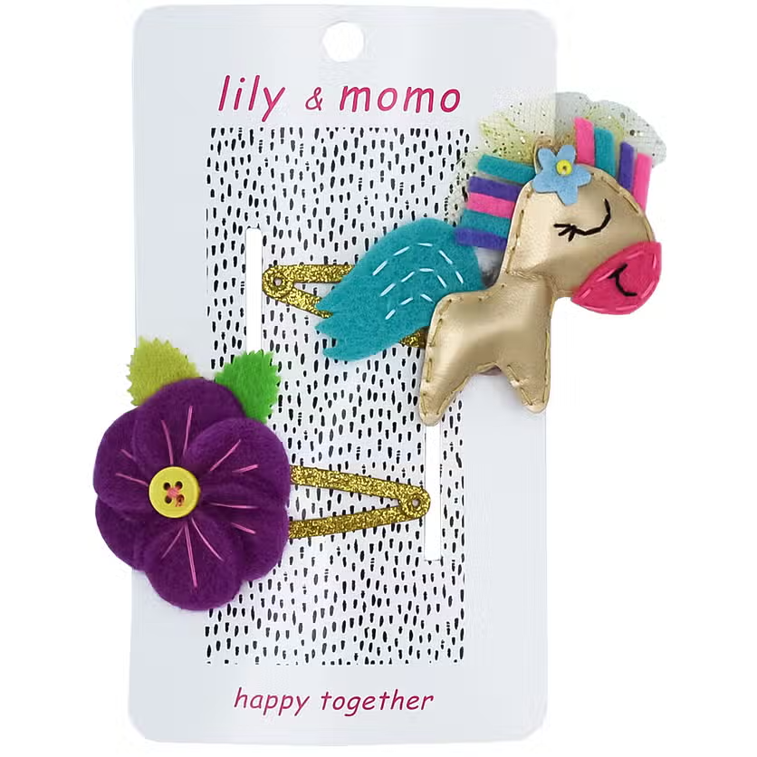 Happy Horse Hair Clips