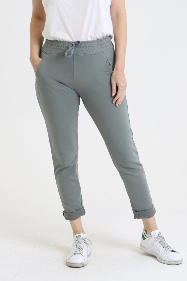 French Terry Joggers w/ Zipper Pocket