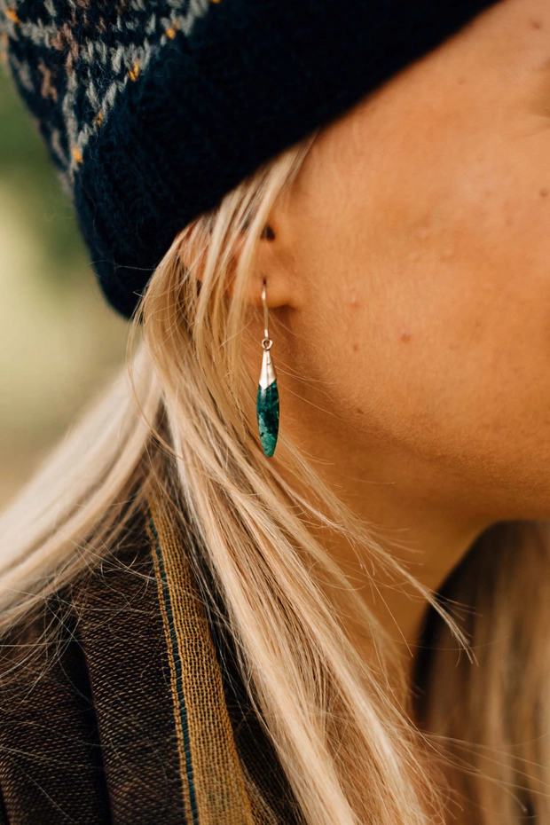 Turquoise Sphere Earrings