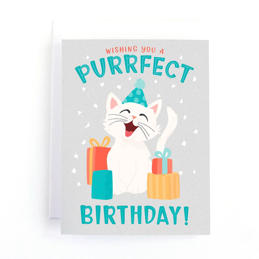 Wishing You a Purrfect Birthday Card