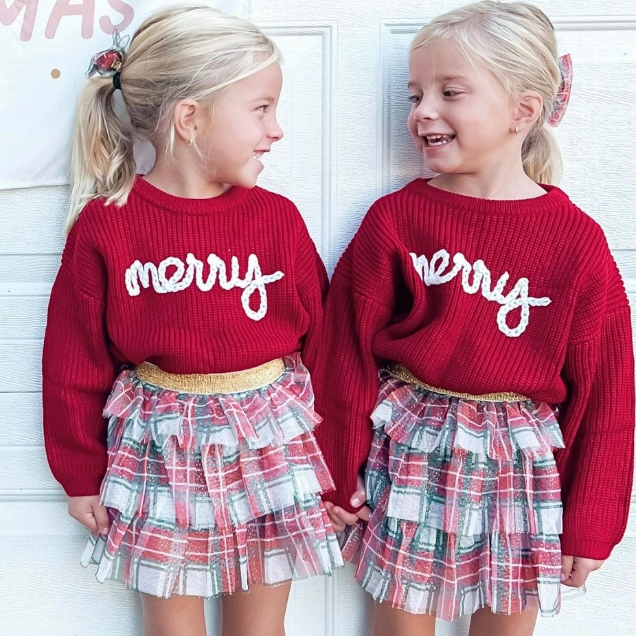 Kids Merry Holiday Sweater