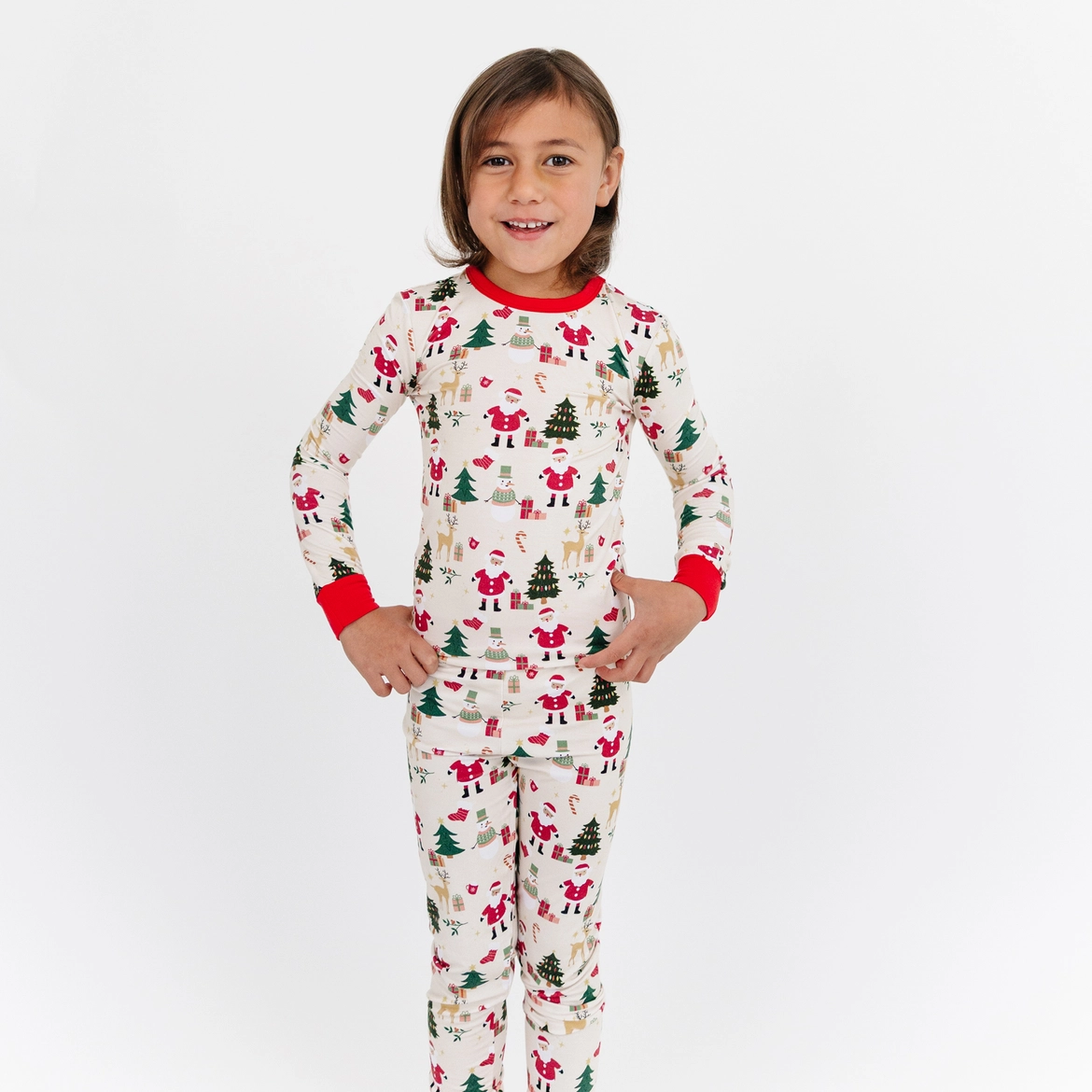 Cozy Christmas Bamboo Kids Pajamas