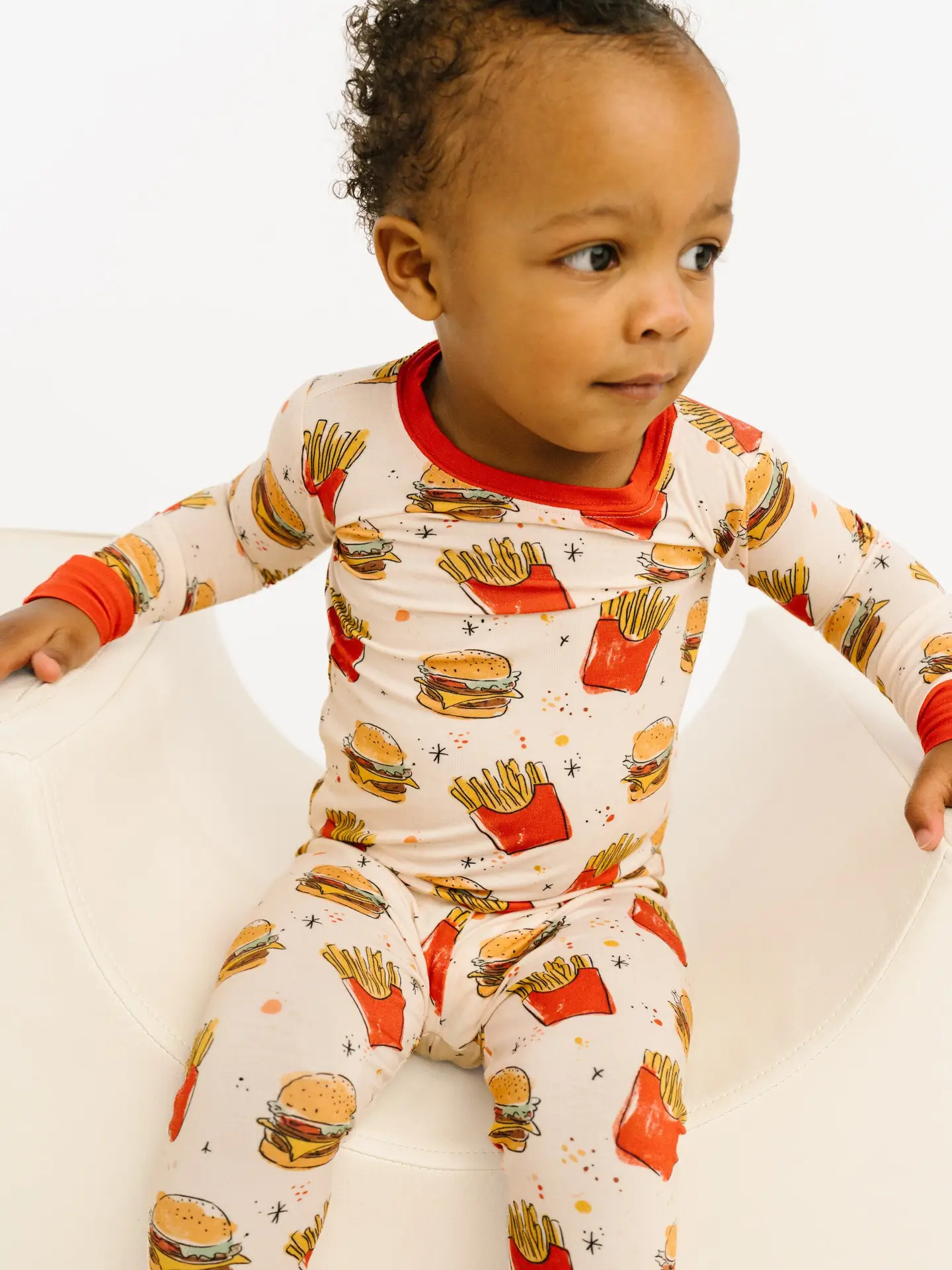 Kids Cheeseburger Meal Bamboo Pajamas