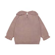 Baby Knit Flowers in Pocket Sweater