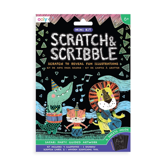 Mini Scratch & Scribble Safari Party